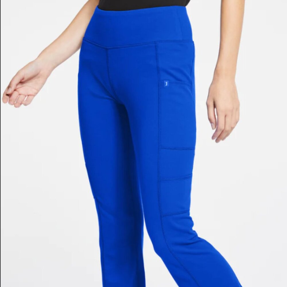 Jaanuu Royal Blue Boot Cut Scrub Pants